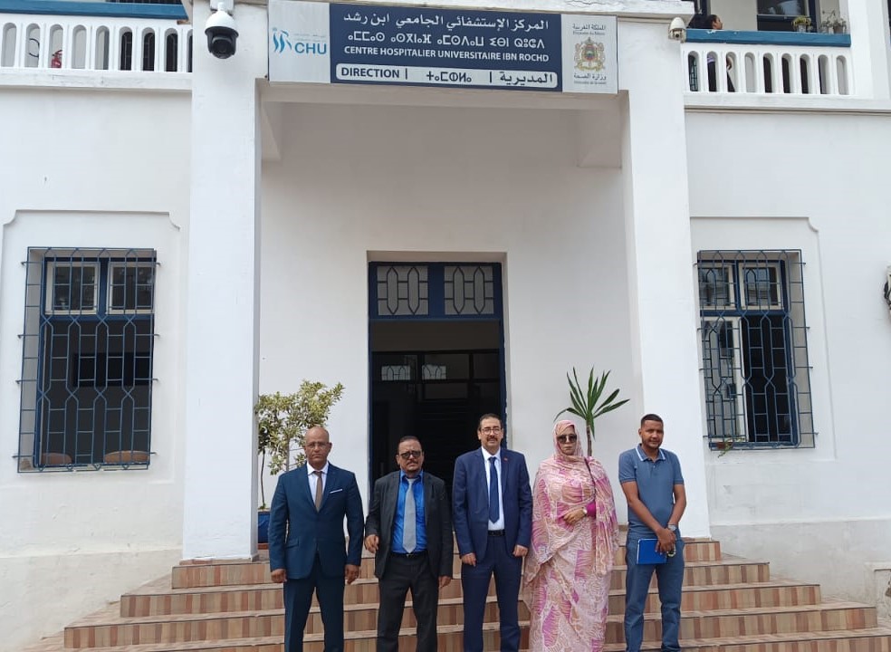 Visite de Mme la Consule Générale de la République Islamique de Mauritanie au CHU Ibn Rochd