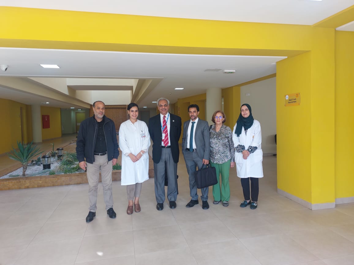 Visite au CHUIR du conseiller au Bureau Régional de l’OMS
